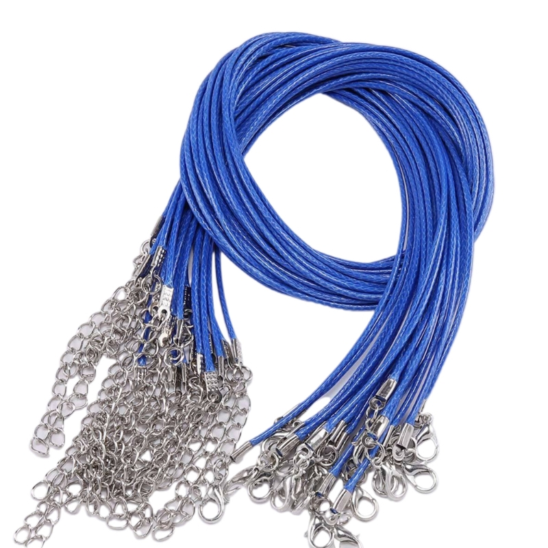 Description Picture 6 of item1Pcs Dia 1.5mm Leather Wax Cord Necklace With Clasp Adjustable Braided Rope for Jewelry Making DIY Necklace Bracelet Supplies