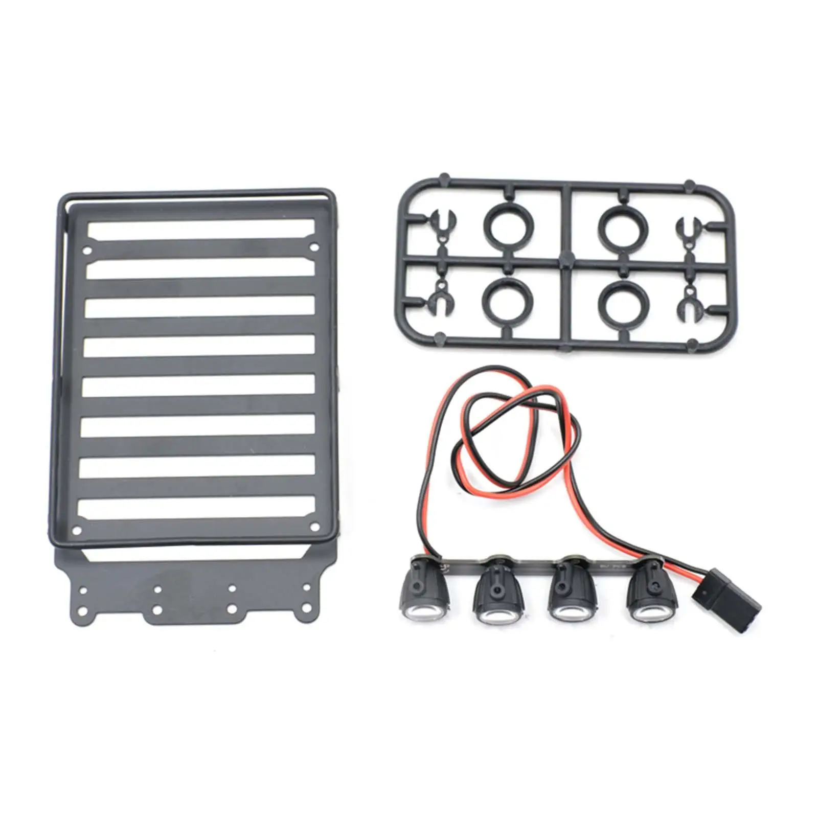 Metal RC Roof Rack for Axial SCX24 1/24 Scale RC Crawler Car DIY Modified Replaces