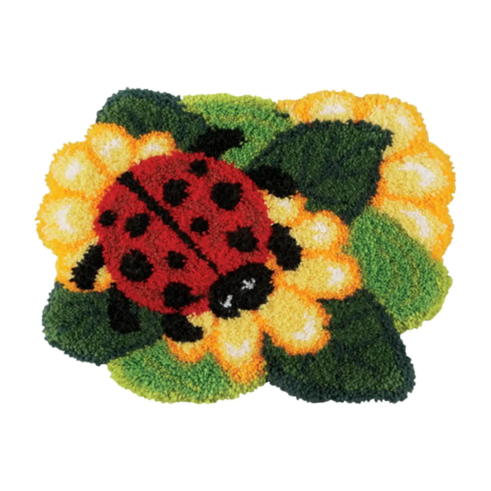 Latch Hook Carpet Kit Animal Pattern DIY Rug Crochet Yarn Kit Embroidery Carpet Set Latch Hooking Rug Kit Decorations