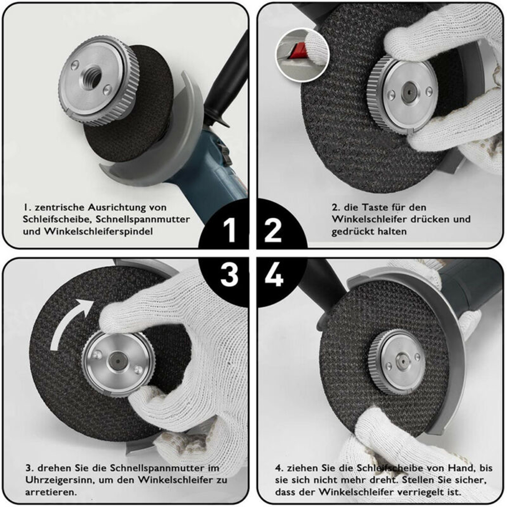 rosca interior exterior conjunto porca flange liberação