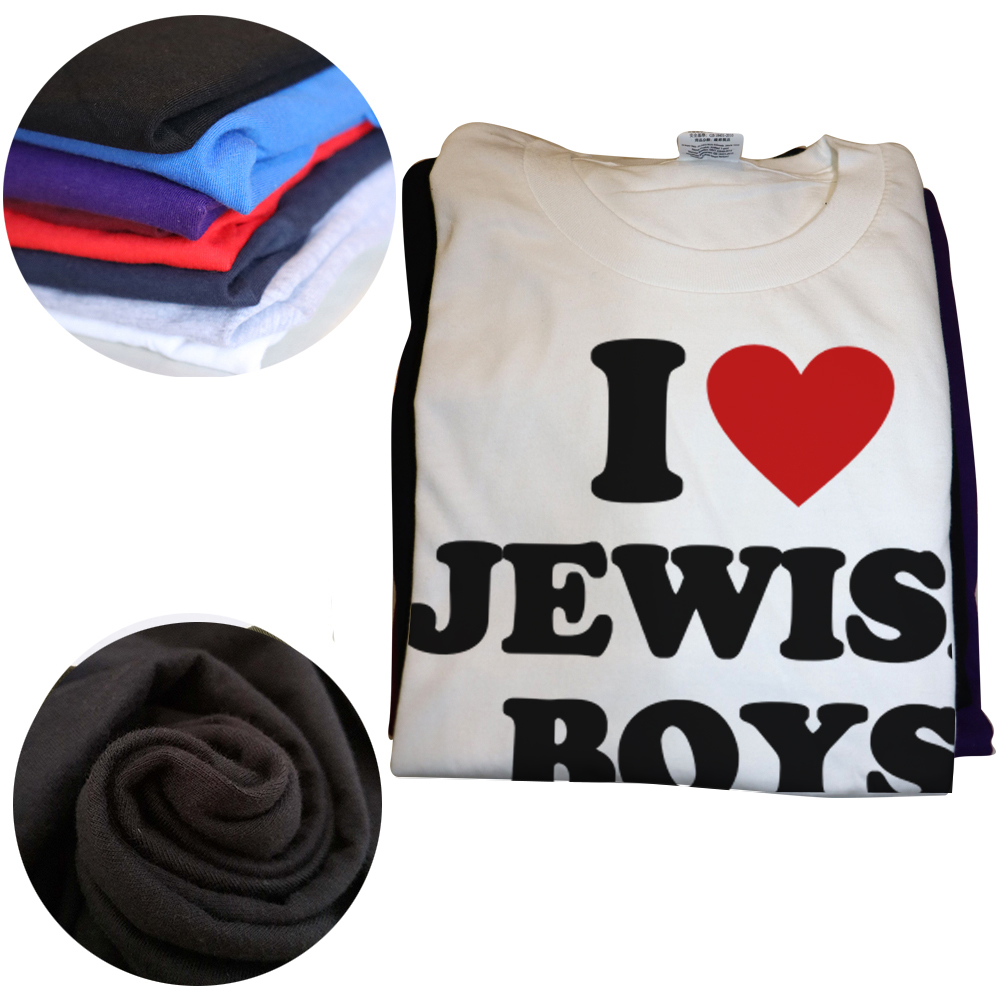 Lustige ICH Liebe Jüdische Jungen T Shirts Sommer Rotes Herz Grafik Baumwolle Streetwear Kurzarm Geburtstag Geschenke T-shirt Herren Kleidung – Detail 4
