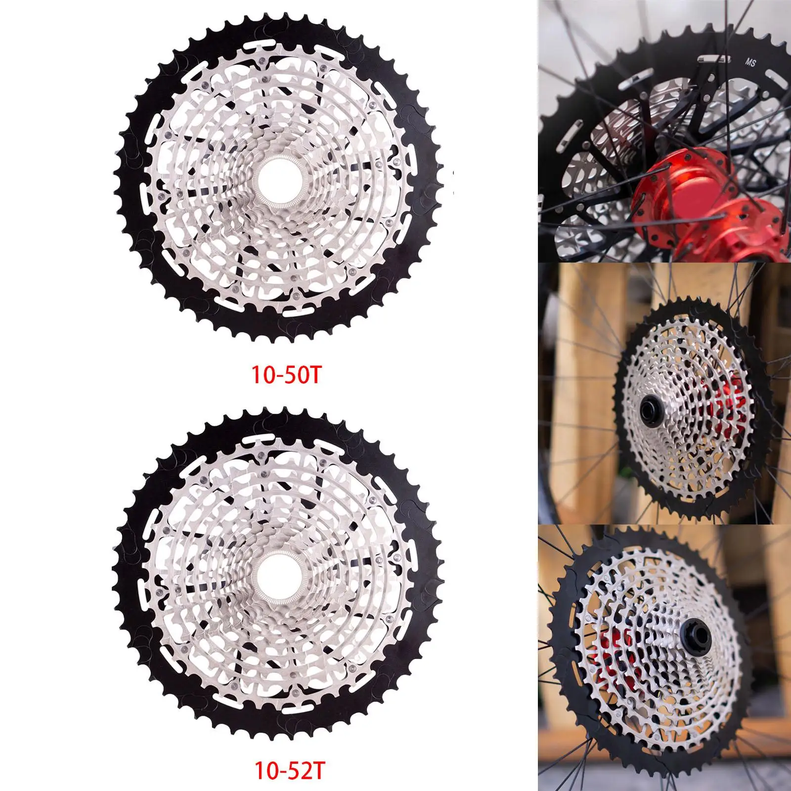 1 Piece Steel Bike Cassette, MTB  Store Smooth 12 Speed Freewheel for Deore M7100 M8100  XTR M9100 Cycling Accessories