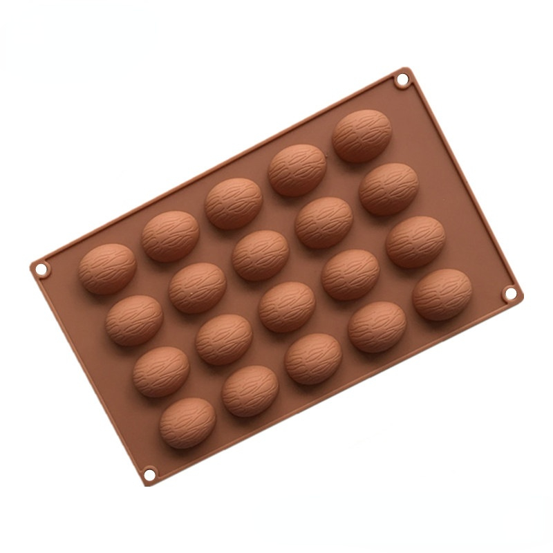 Description Picture 4 of item20 Holes Walnuts Nuts Shape Chocoalte Silicone Mold Fondant Cake  Baking Tools Pudding Cookie Soap Mold