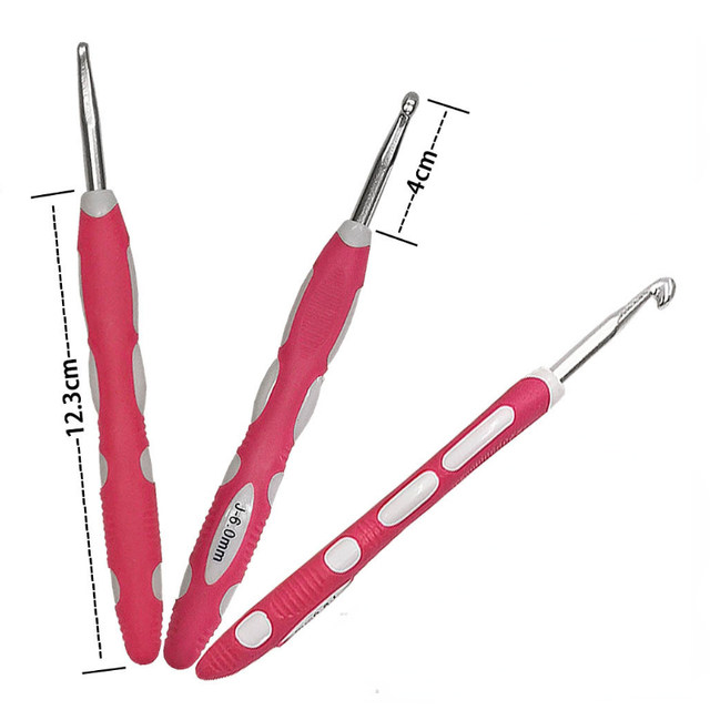 Set De 14 Crochets à Tricoter En Aluminium – Tailles 2mm à 10mm, Ergonomiques, Pour Débutants Et Experts