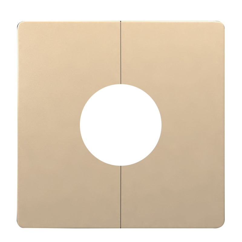 Wand Split Flansch quadratische Rosette Platte Wasser rohr Wand abdeckungen reserviert Bohrloch Panel Dekor für Drähte Wasserhähne Rohre – Detail 10