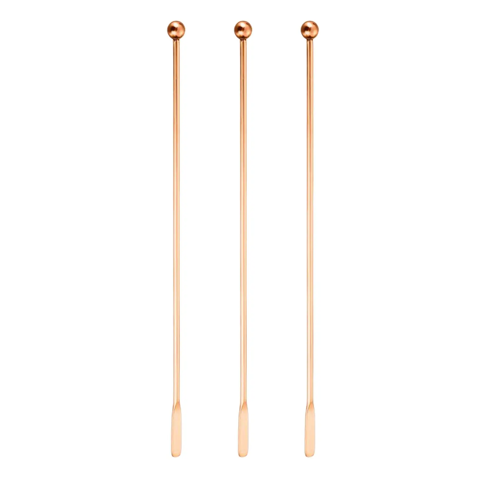 3x Stainless Steel Cocktail Stirrers Brewing Paddle with Long Handle Stirring Paddle Long Stirrer for Home Bar Cocktail