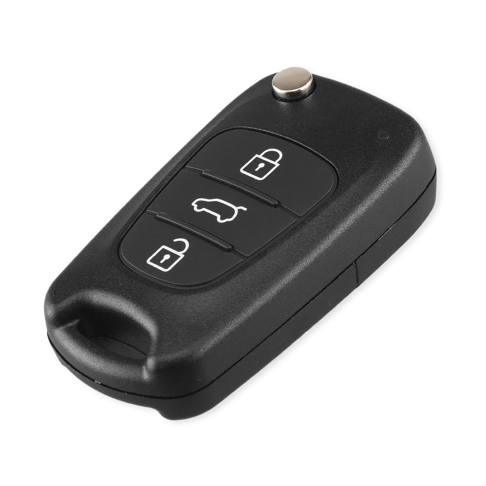 KEYYOU 10 teile/los Uncut Klinge 3 Tasten Flip Remote Key Shell Für HYUNDAI I30 IX35 Für Kia K2 K5 Auto schlüssel Blank Fall Abdeckung – Detail 2