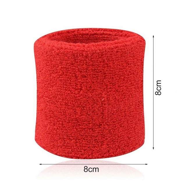 2 Fasce Da Polso Sportive Unisex - Assorbenti, Cotone Elastico, Per Palestra, Corsa, Fitness