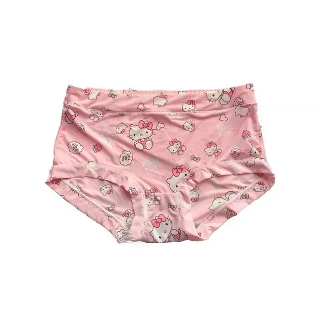 New w/tag Authentic Sanrio Hello Kitty ruffle Panties with crystal studded  hkitty head Knickers Women Sleepwear, sz M, Women's Fashion, New  Undergarments & Loungewear on Carousell