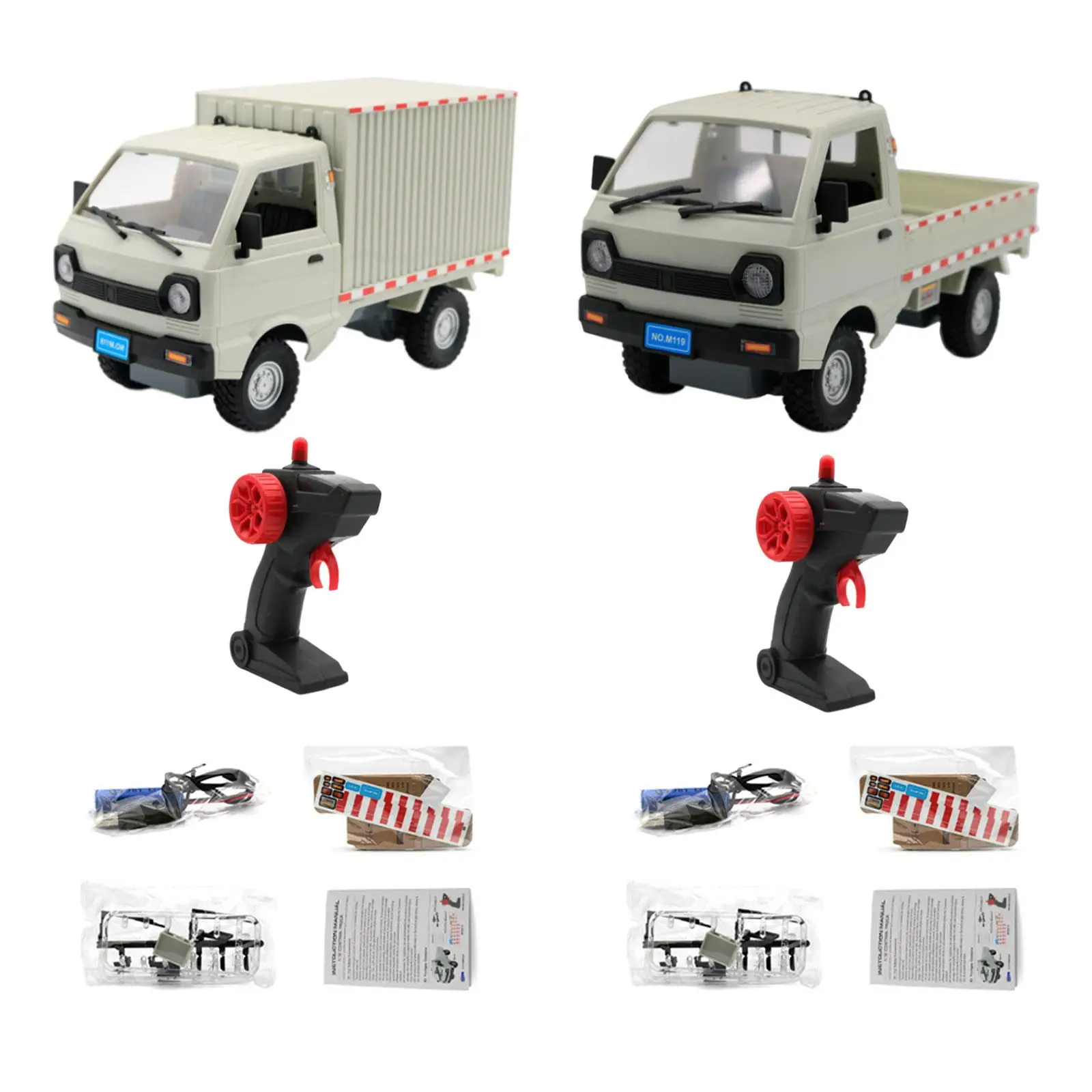 1:16 Scale High Speed RC Car Easy to Control RC Vehicles RC Carry Truck USB Rechargeable 2WD Steering Control Pickup Truck Gifts