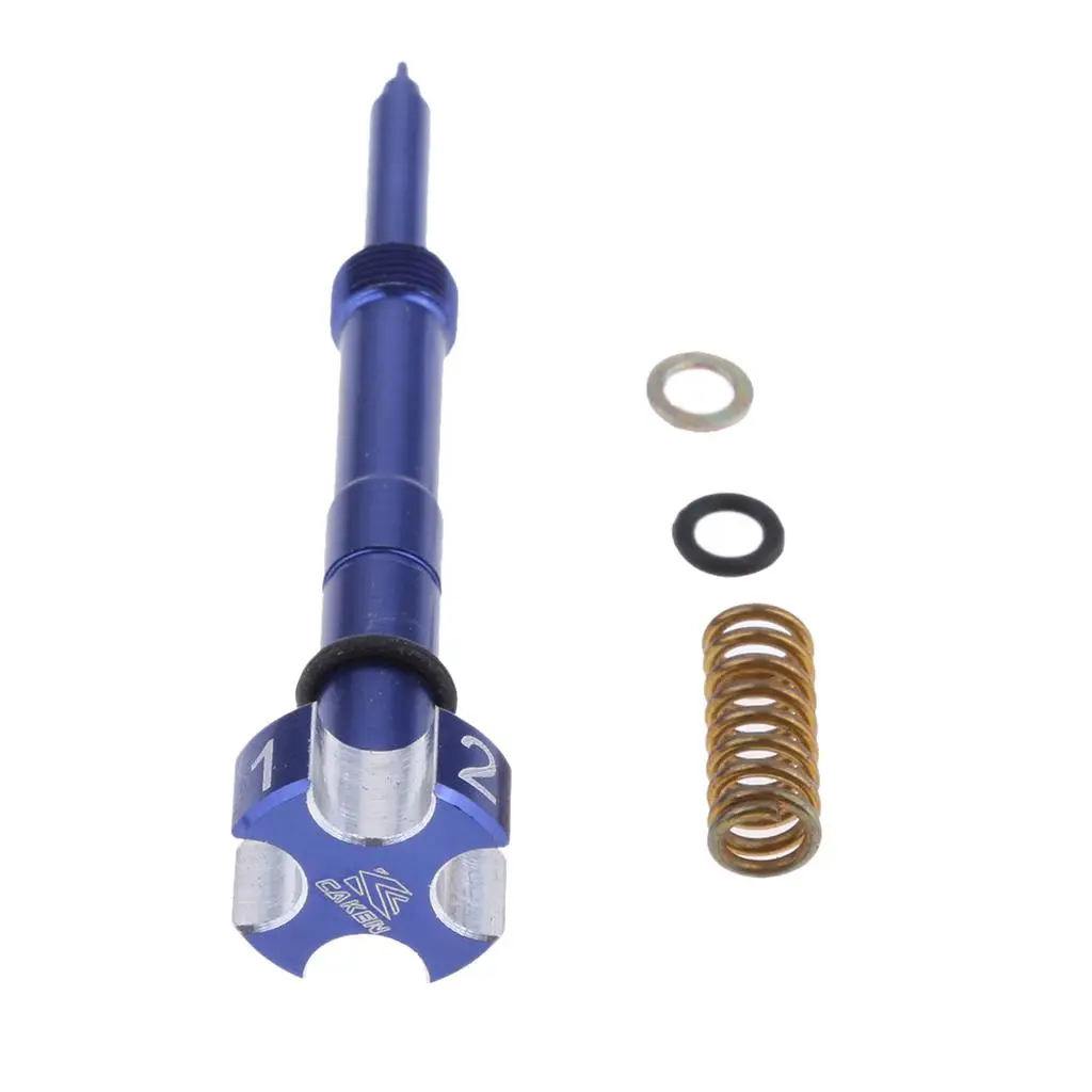 dolity CNC Fuel Mixture Screw for FCR Carburetor Dirt Bike Blue