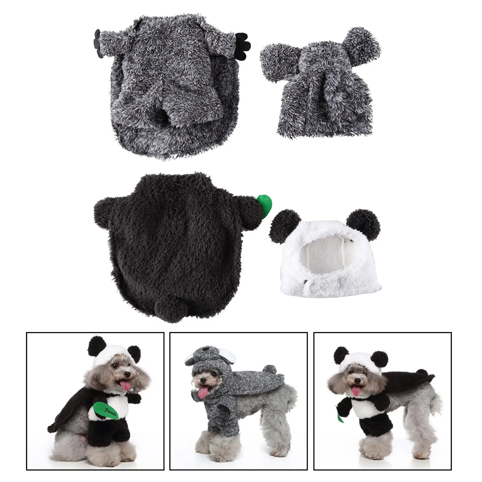 Fancy Costume Suit, Dog Standing Clothes Soft Supplies, Dress up Decorative Cosplay for Puppy Halloween Birthday Party Cats