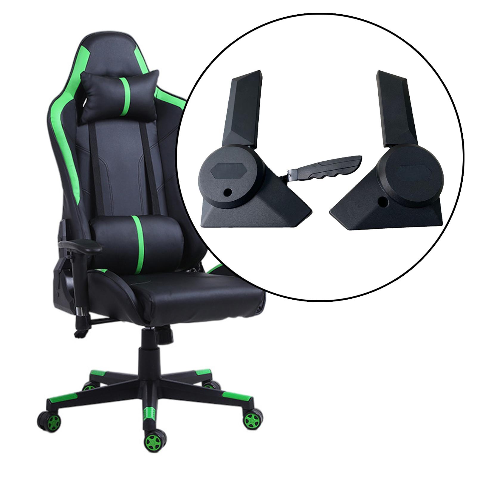 2 Pieces Gaming Chair Angle Adjuster Replacement High Back Swivel Computer Desk Chair Angle Adjuster for Gaming Seat Spare Parts