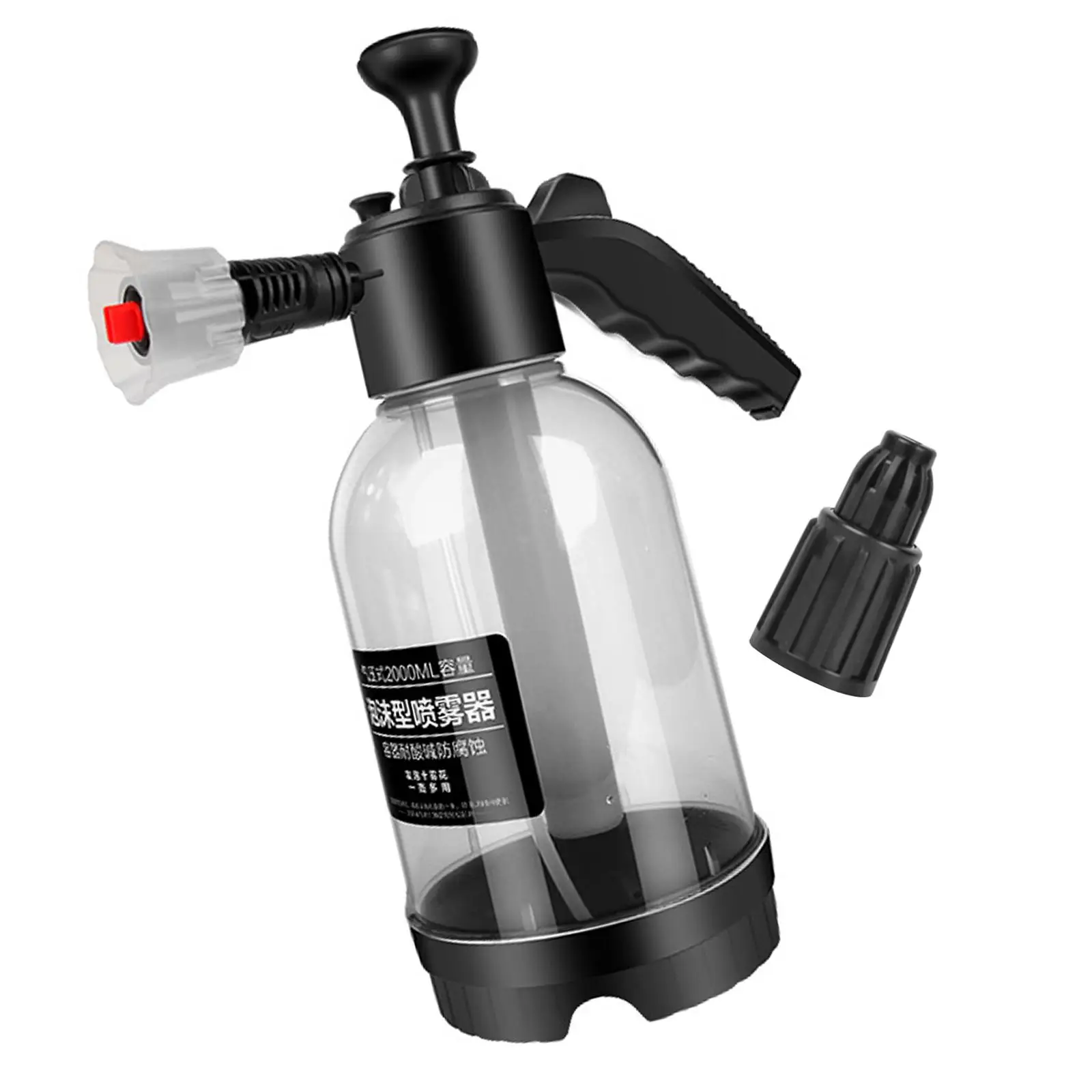 Car Wash Foam Sprayer 2L Watering Can Multifunction for House Cleaning