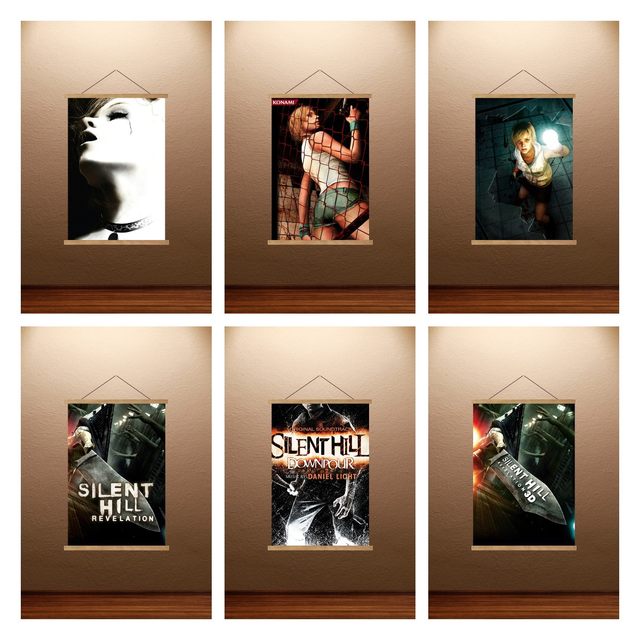 Silent Hill Posters Movie Wall Stickers Kraft Paper Paper Prints High  Definition Livingroom Bedroom Home Decoration - AliExpress