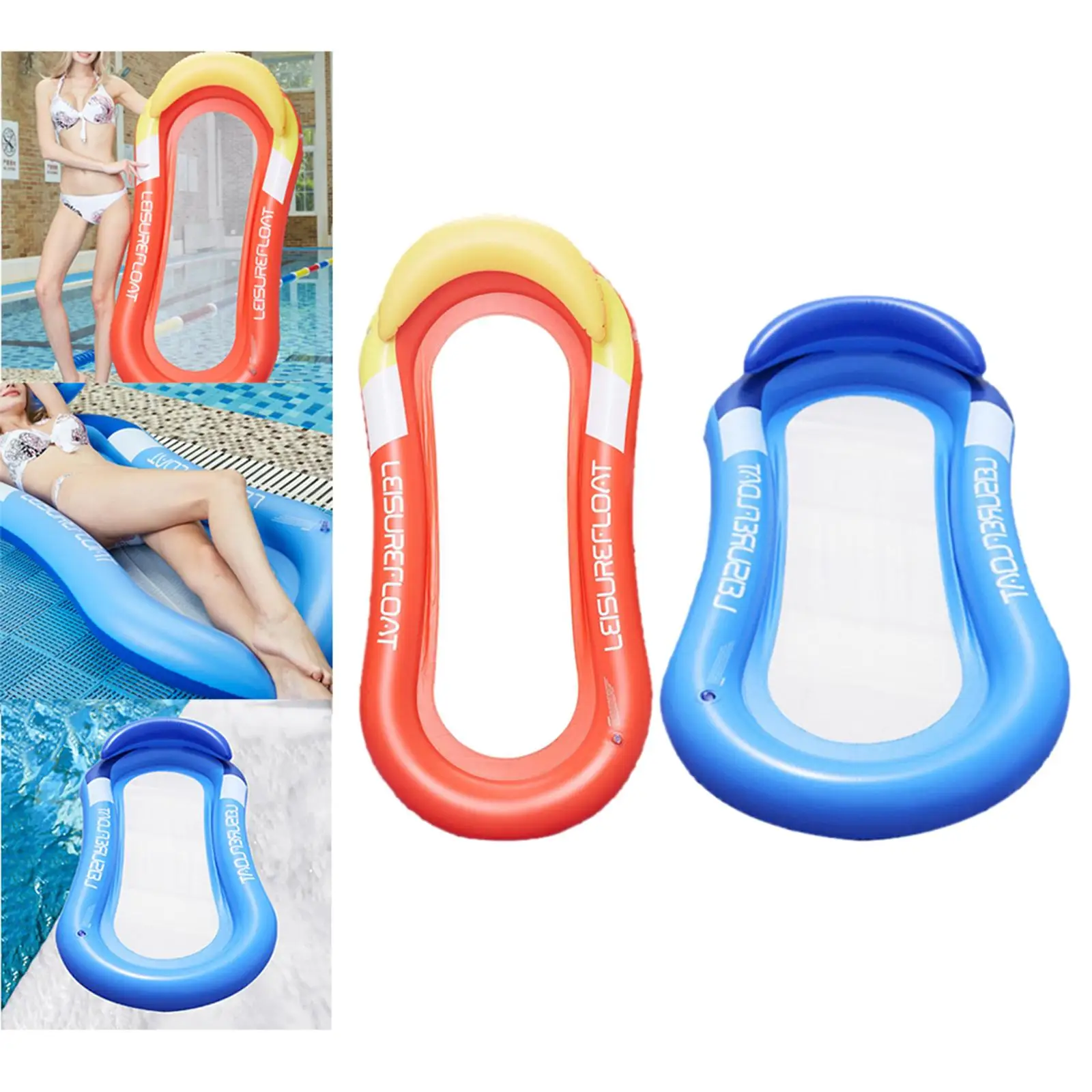 2x  Bed Kids Adults Recliner Inflatable Floater Lounger Game 
