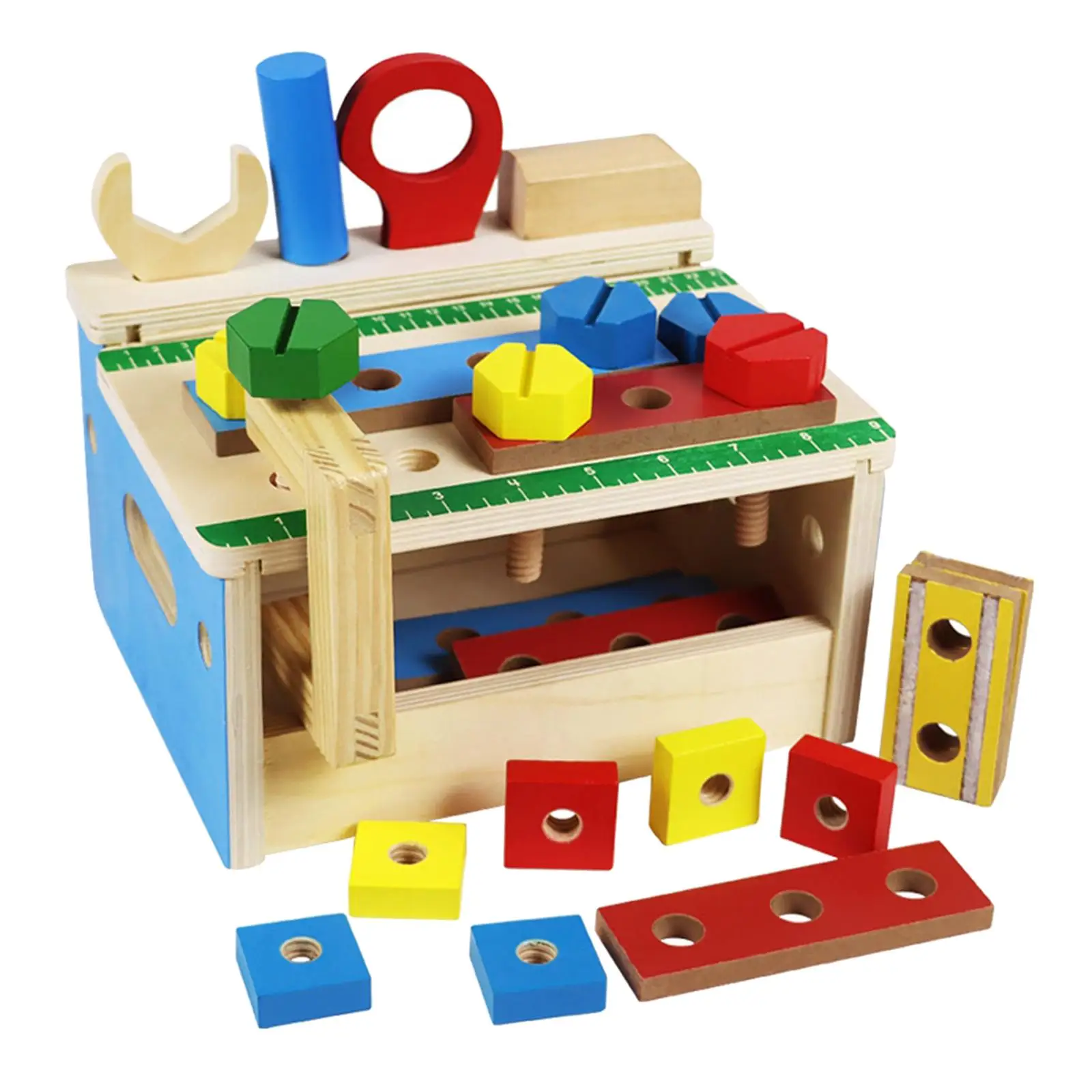 Tool Kit Toy Learning Educational Toy Wooden Construction Toy Tool for Toddler
