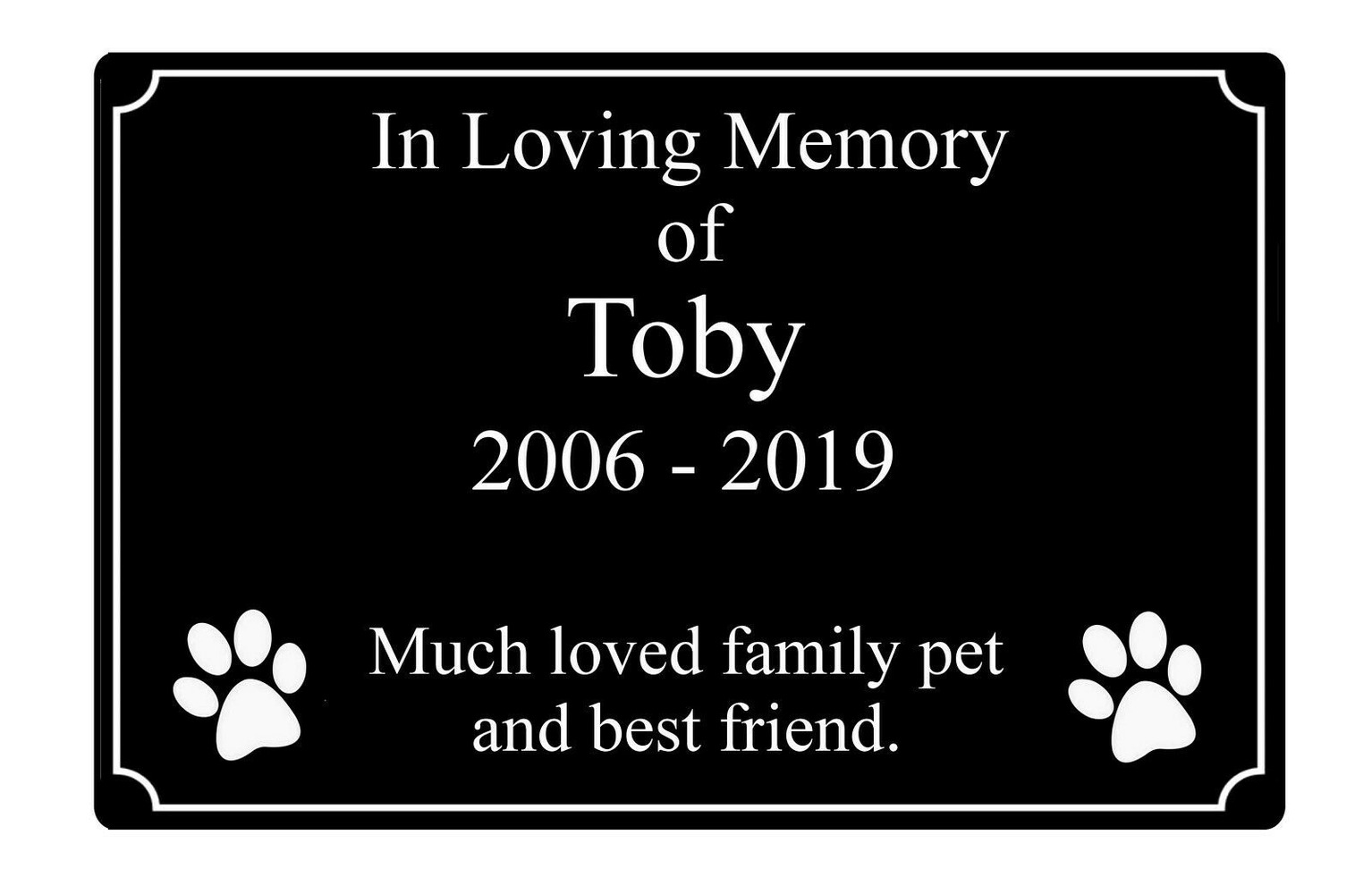 Title 3, Customized Personalised Memorial Pets Dog Cat P...