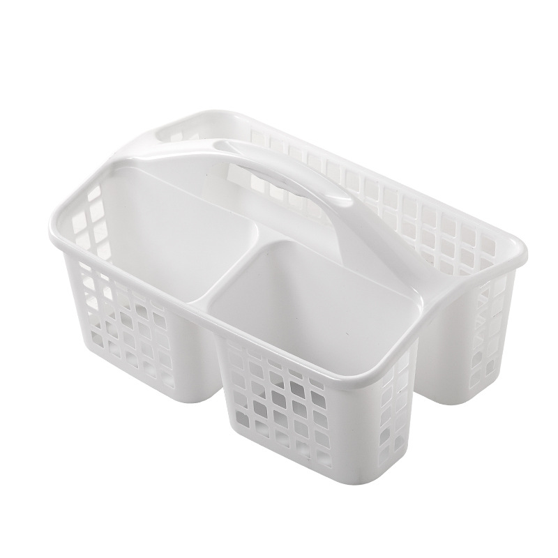 Description Picture 6 of itemPlastic Shower Caddy Basket with Compartments, Portable Cleaning Supply Storage Organizer with Handle for College Dorm Bathroom