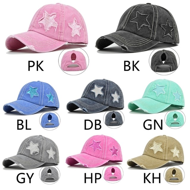 2023 Embroidery Hole star Baseball cap Snapback Hats Autumn Summer