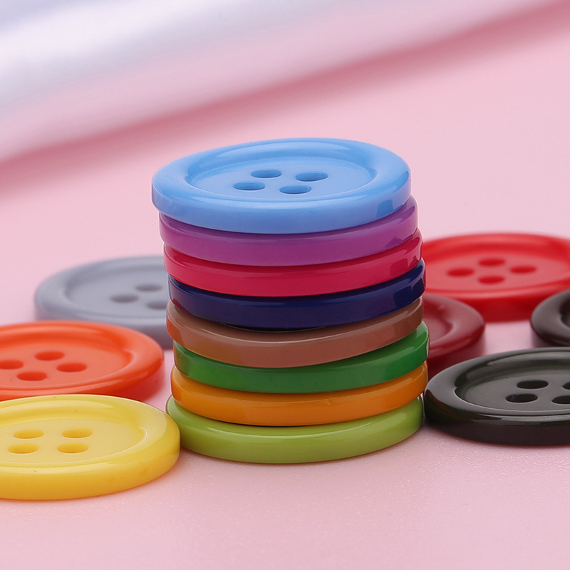 10 stücke 9-30mm Runde Harz Knöpfe Für Handarbeit DIY Scrapbooking Handwerk Nähen Zubehör Kleidung Kleidungsstück Pullover Mantel liefert – Detail 2