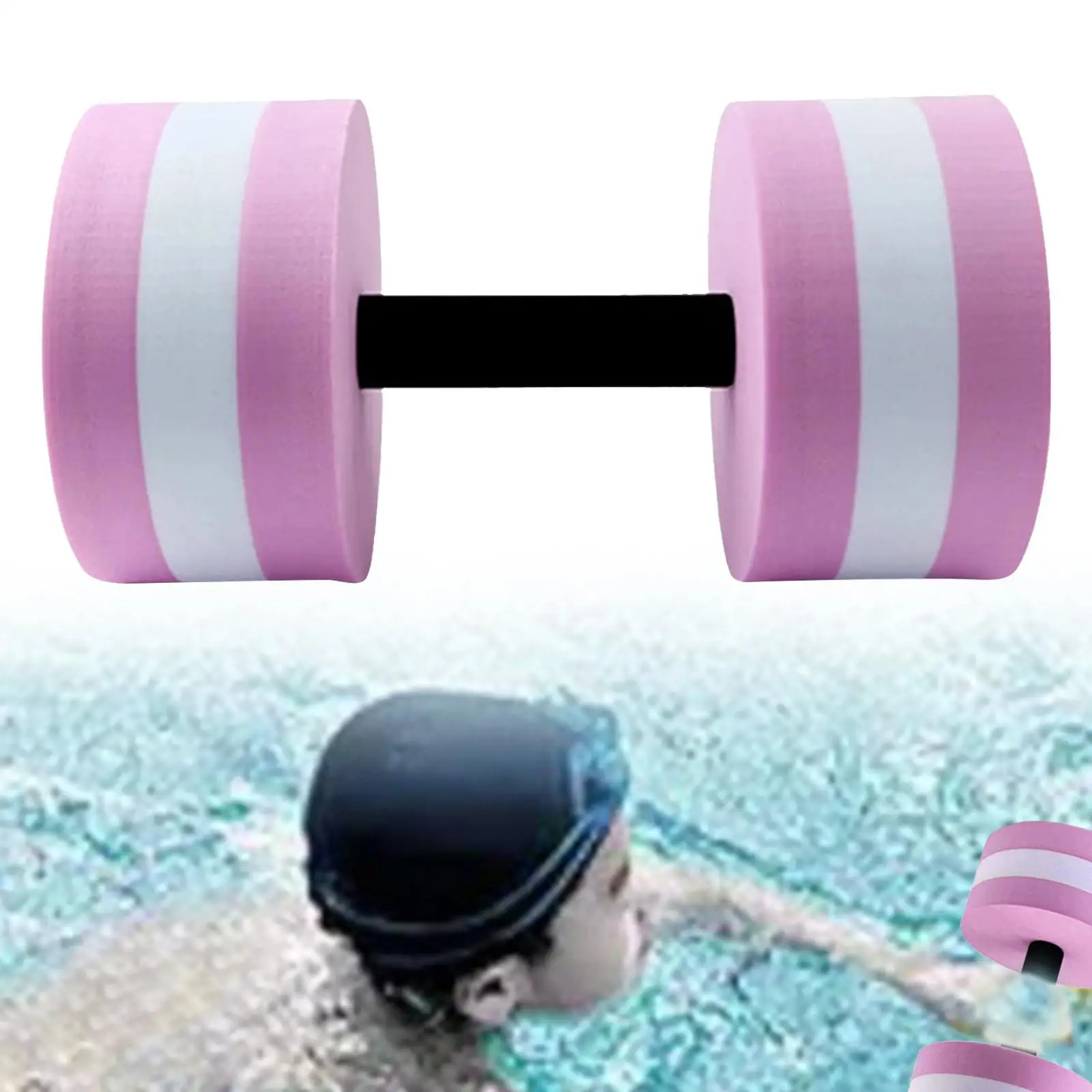 Aquatic Dumbbell Lightweight Water Swimming Dumbbells for Men and Women