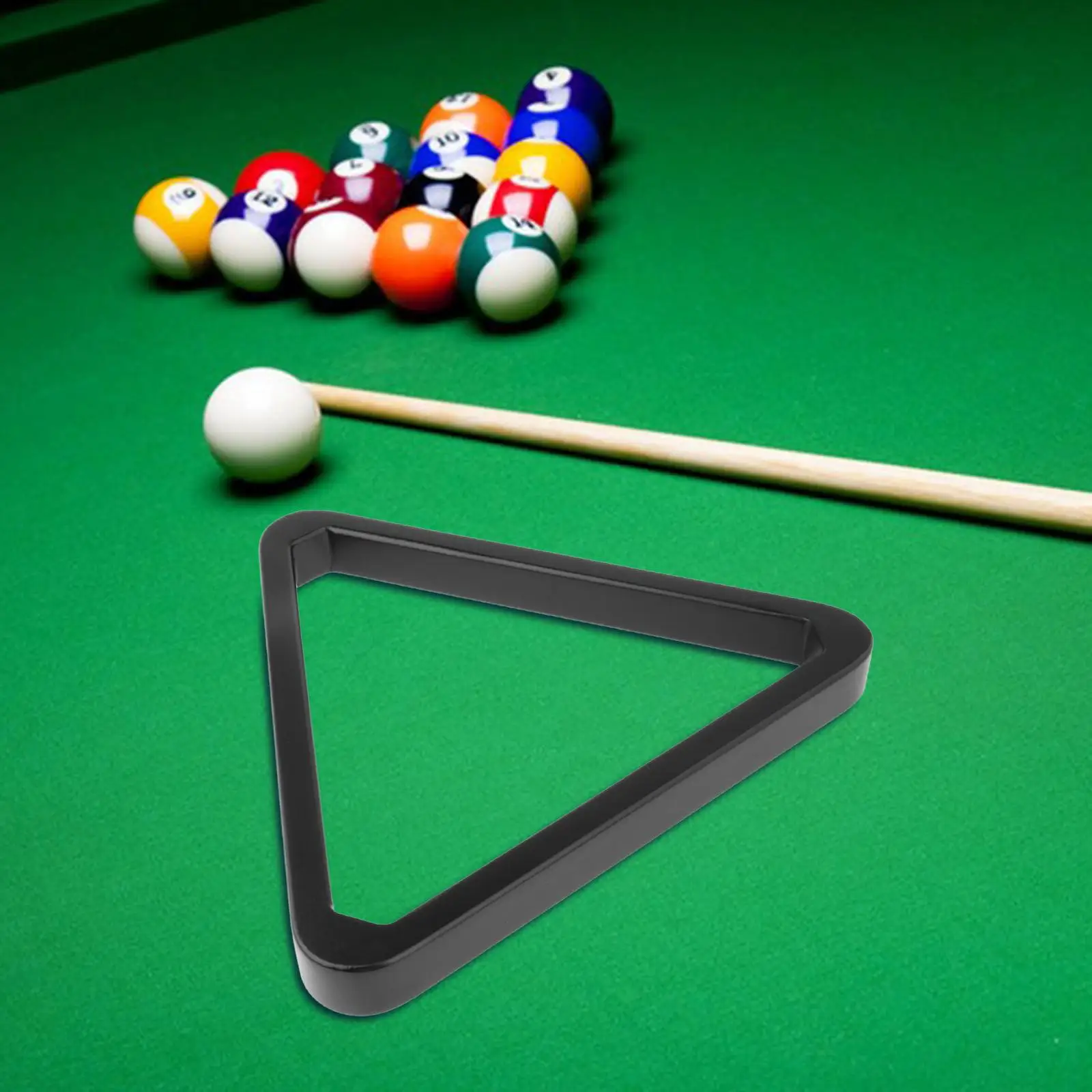 Solid Wood Billiard Triangle Ball Rack for 57.2mm Ball Training Practice Regulation Size Billiard Balls Pool Table Accessories