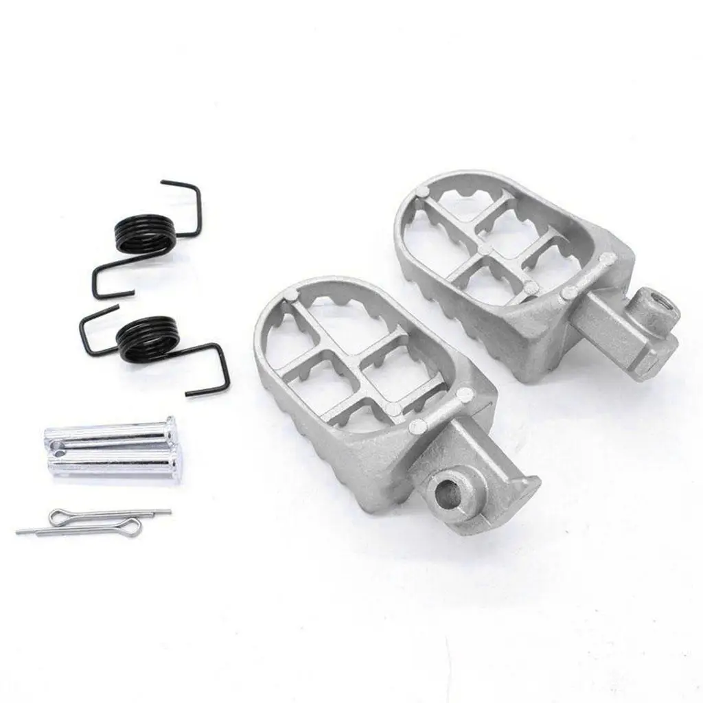 CNC Aluminum Foot Pegs Footpegs Footrest Pedals Kit Replacement Parts for Yamaha PW50 PW80 Pit Bike
