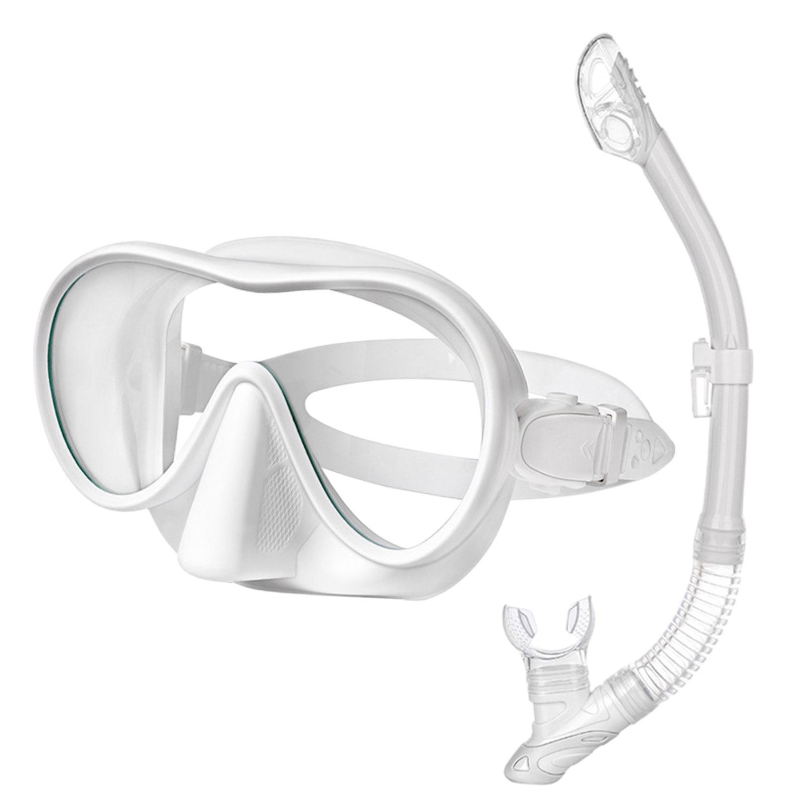 Snorkel Set Snorkel Swim Goggles Wide View Diving Mask Women Snorkeling Gear for Snorkeling Swimming Freediving Scuba Diving