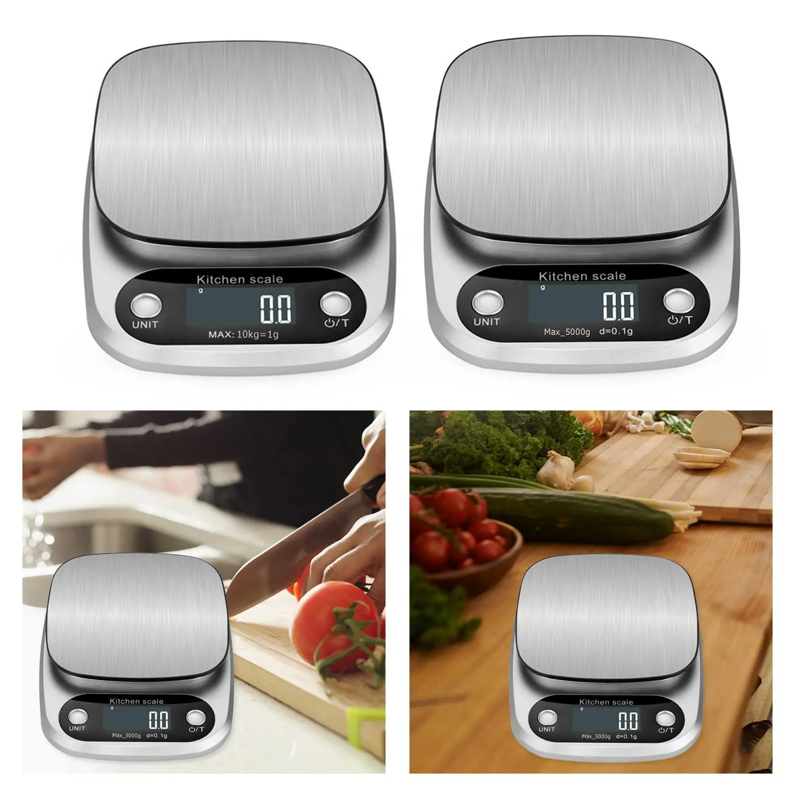 Precision Kitchen Scales Coffee Scale Measuring Scale Food Scale LCD Display Electronic Scale Multifunctional for Cooking Baking