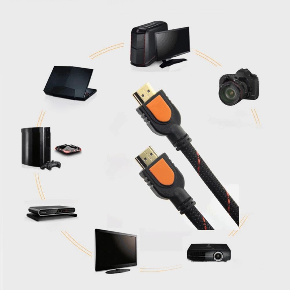Плетеный кабель 1080P HDMI-совместимый кабель для высокой четкости ТВ ...