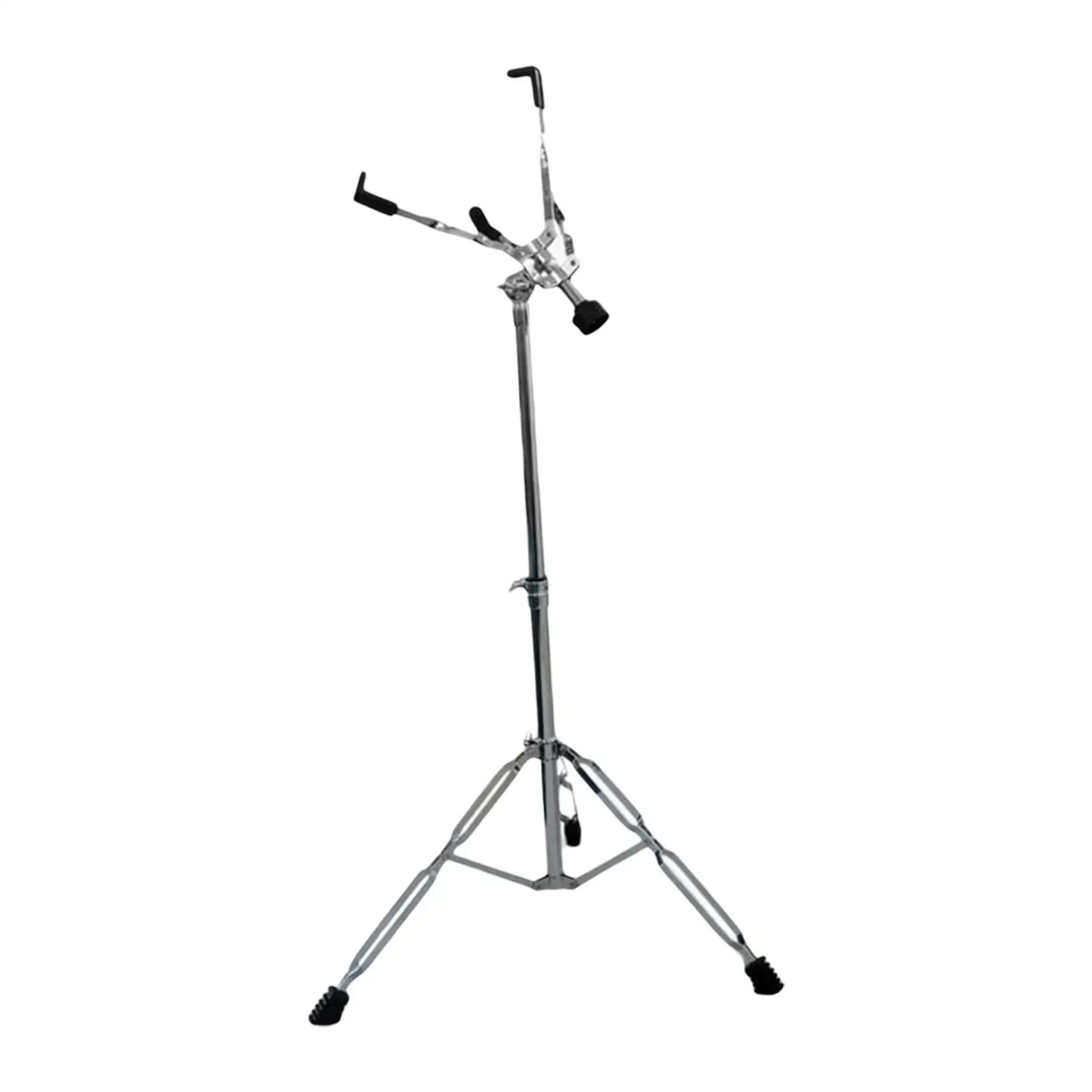 Portable Snare Drum Stand Height Adjust Drum Bracket Double Braced for Accessory