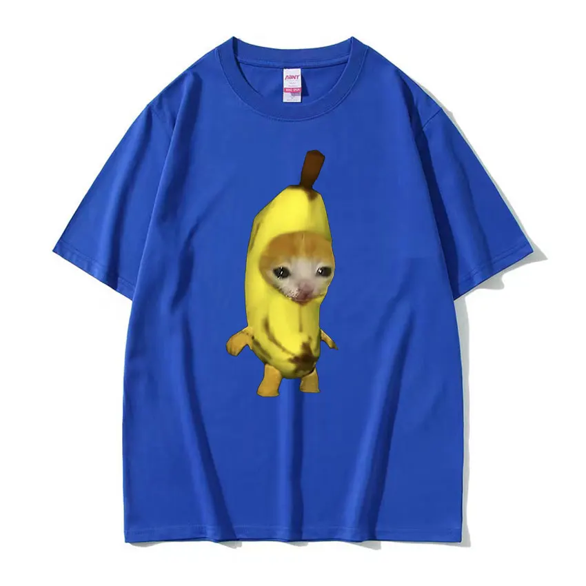 Bananacat Meme, T gráfico, camiseta casual de