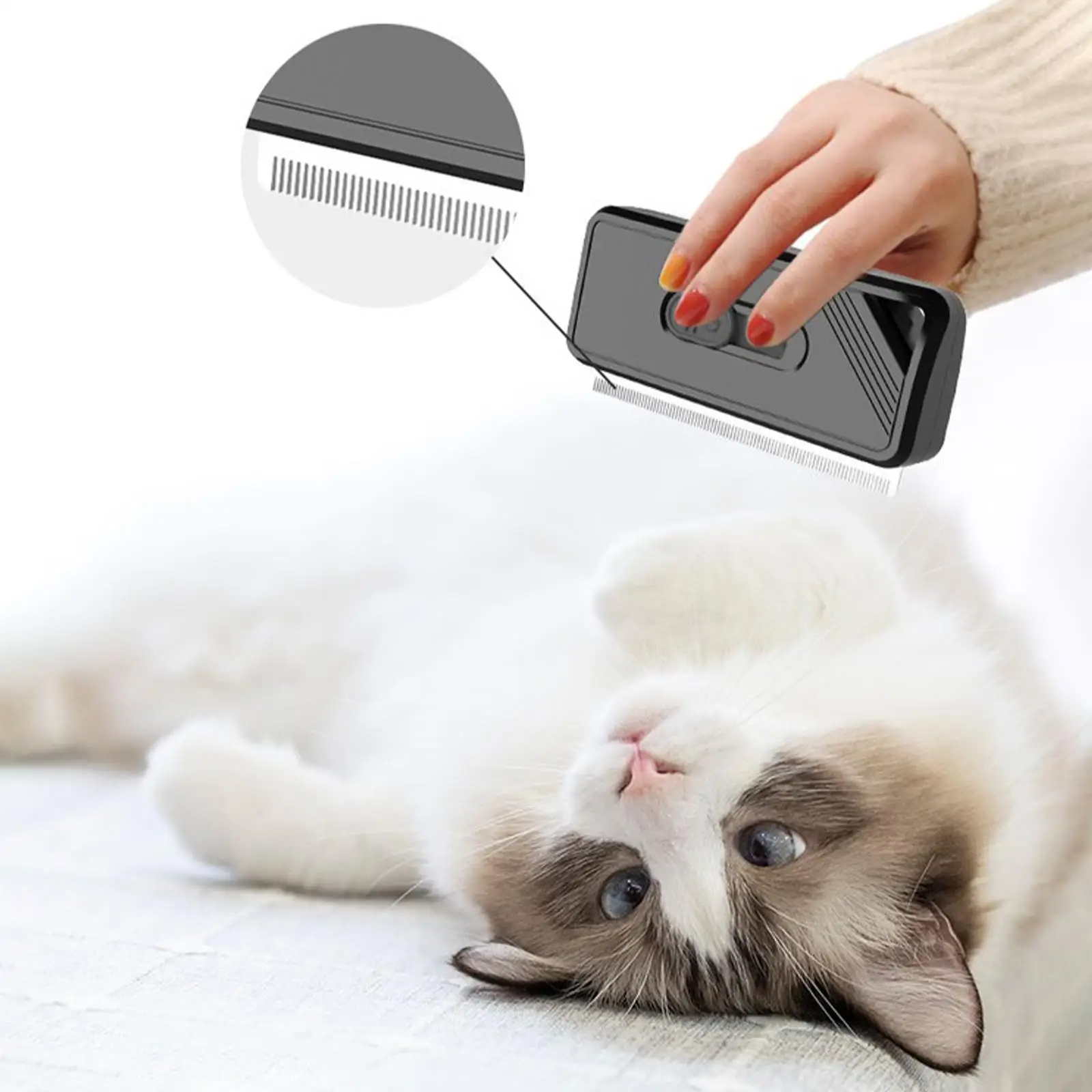 Pet Hair Remover Combs Cat Grooming Brush Deshedding Tool Comb Edge Trimming Dog Cat Rake Removal Fur Brush