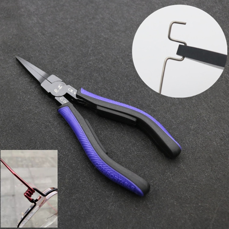 Multifunction Toothless Flat Nose Pliers Thin Flat Nose Tongs For Electronic Jewelry Making DIY Manual Pliers for Jewelry Repair