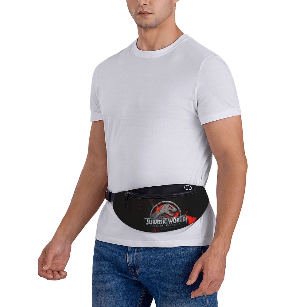 Homens Moda Sci Fi Dinossauro Crossbody Saco