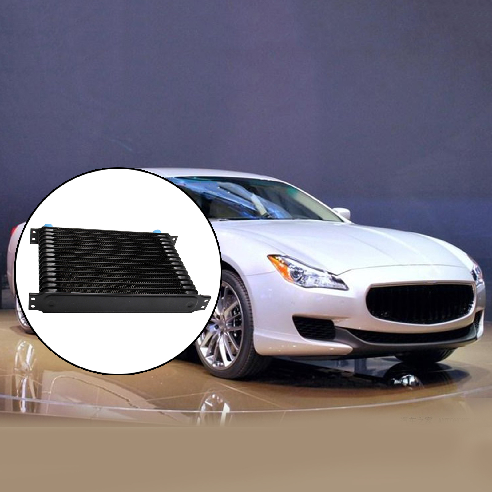 Engine Transmission Oil Cooler Car Oil Cooler Aluminium Alloy Filter Adapter Hose Car Accessories