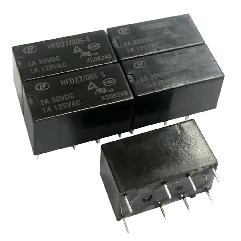 5 Pcs  2A Mini Automotive Relay Signal Relay  Relay Relay