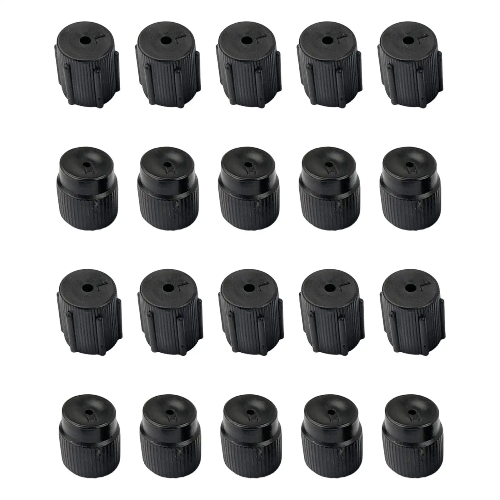20Pcs AC System Accessories Auto Accessory Repair Hat Leakproof Easy to Use Universal High Pressure AC System Caps Set AC Cap
