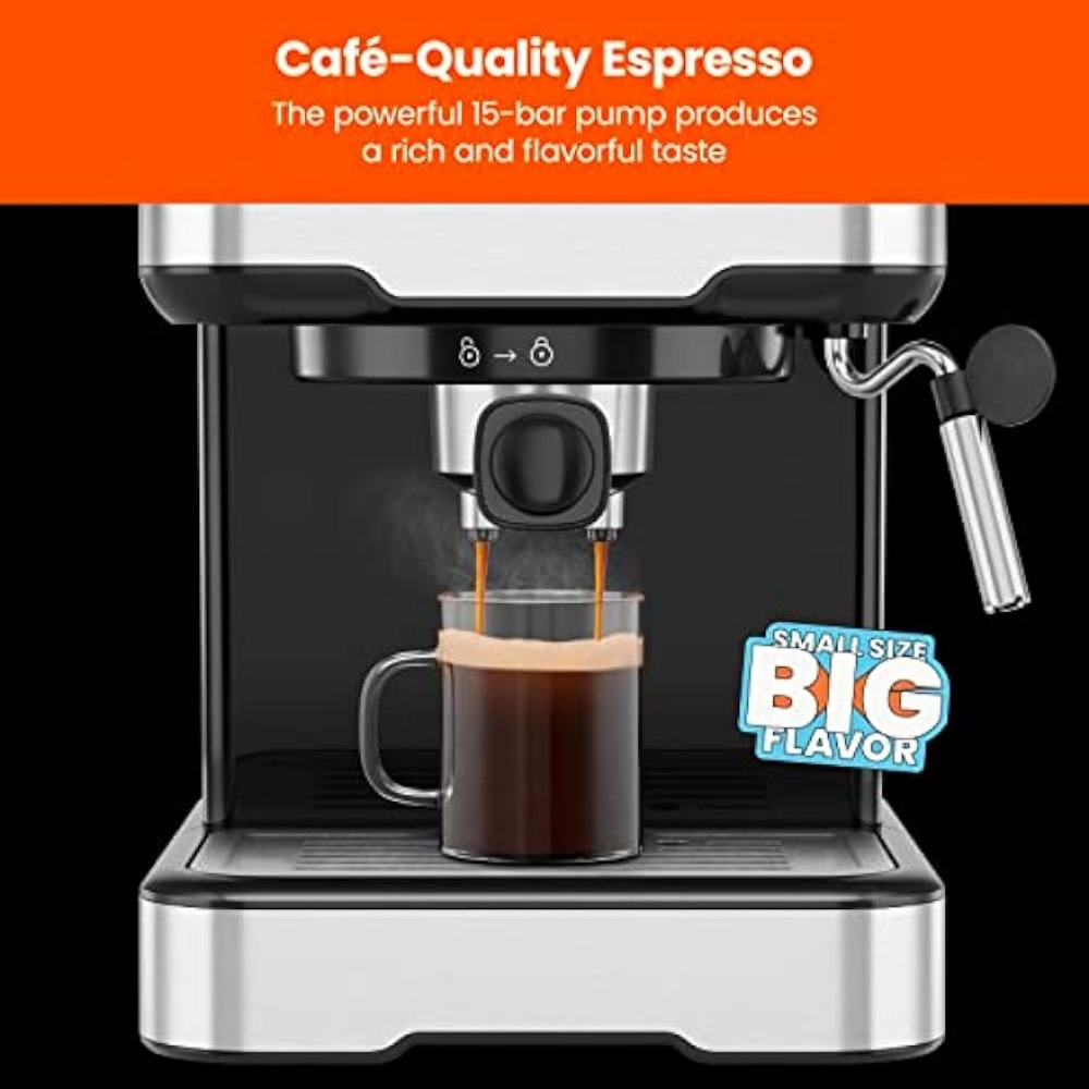 Title 4, 2023 New 6-in-1 Espresso Machine with Steamer,...