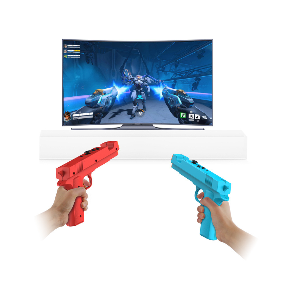 Игровой пистолет для стрельбы Yoteen для Nintendo Switch/Switch OLED  Joy-Con контроллер ручной рукоятки контроллер движения для охотничьих игр  Аркада | AliExpress