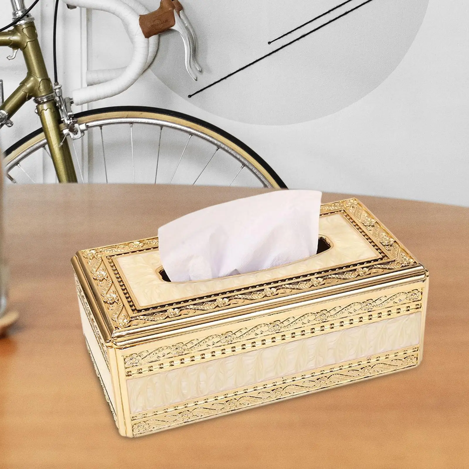 Modern Luxury Tissue Box Napkin Paper Holder Pumping  Napkin Storage Box Tissue Holder for Home Office Restaurant Kitchen Decor