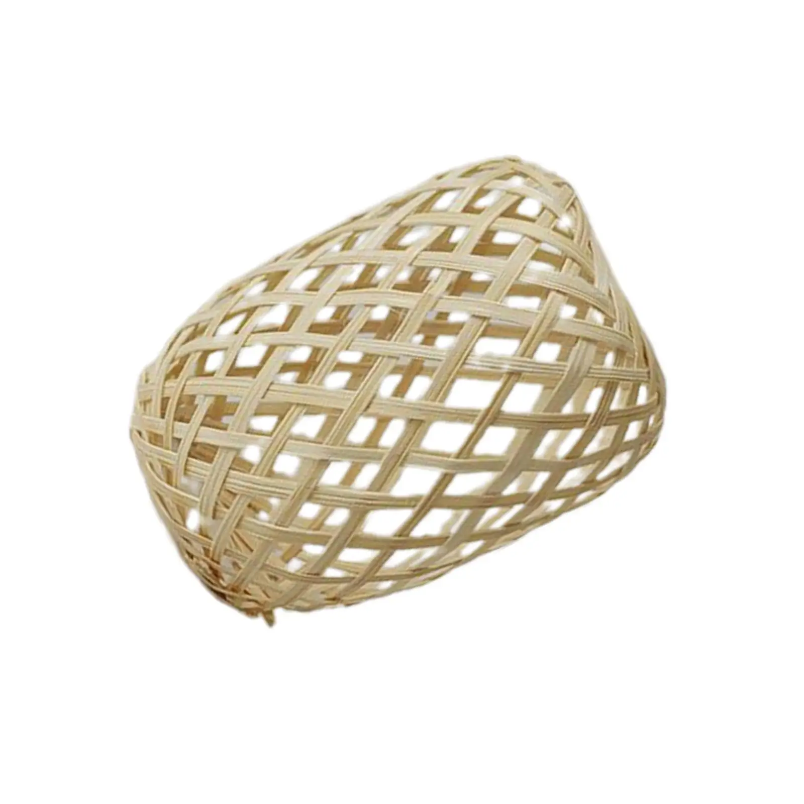Rustic Lantern Pendant Light Cover Decor DIY Supply Handwoven Bamboo Lamp Shade