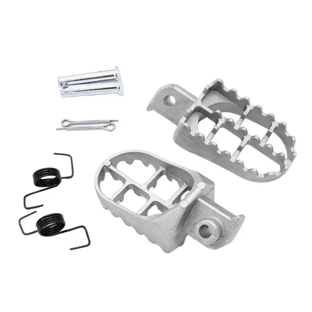 CNC Aluminum Foot Pegs Footpegs Footrest Pedals Kit Replacement Parts for Yamaha PW50 PW80 Pit Bike