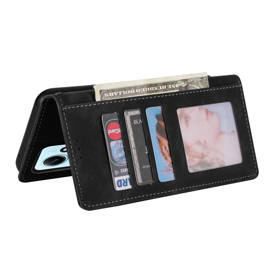 Brieftasche Haut-freundliche Karte Slot Stand Magnetische Flip Leder Fall Für Xiaomi Redmi Hinweis 12S 12 Pro plus 11 Pro 11S 10S 9S 8T 7 5 – Detail 26