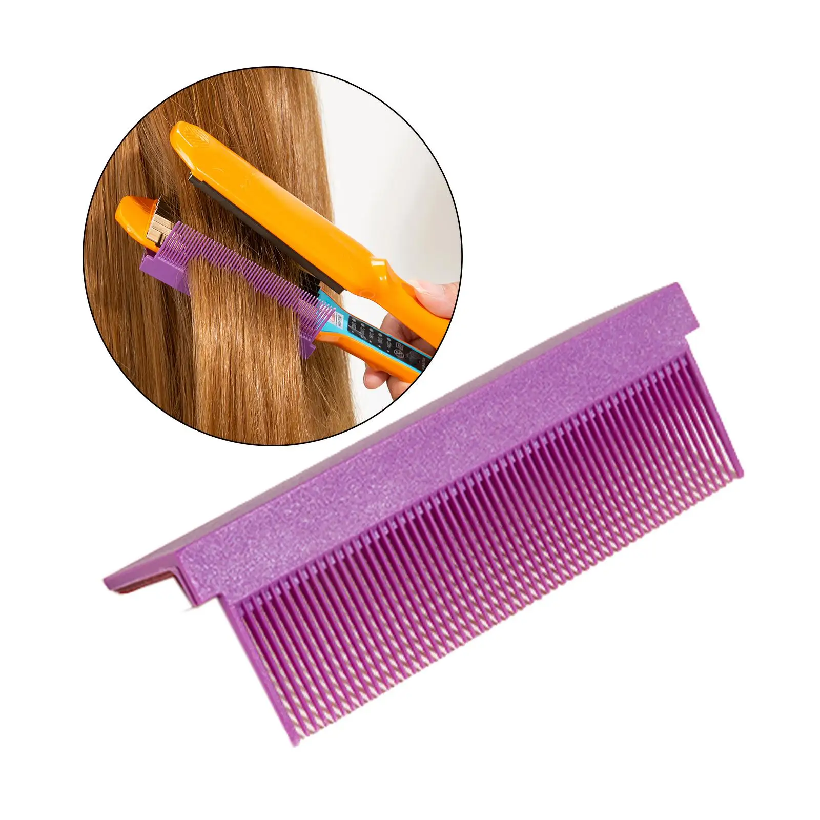 Straightening Comb Attachment Hairdressing Comb for Salon Home DIY Accessories Fine Hair Comb Hair Straightener Comb Attachment