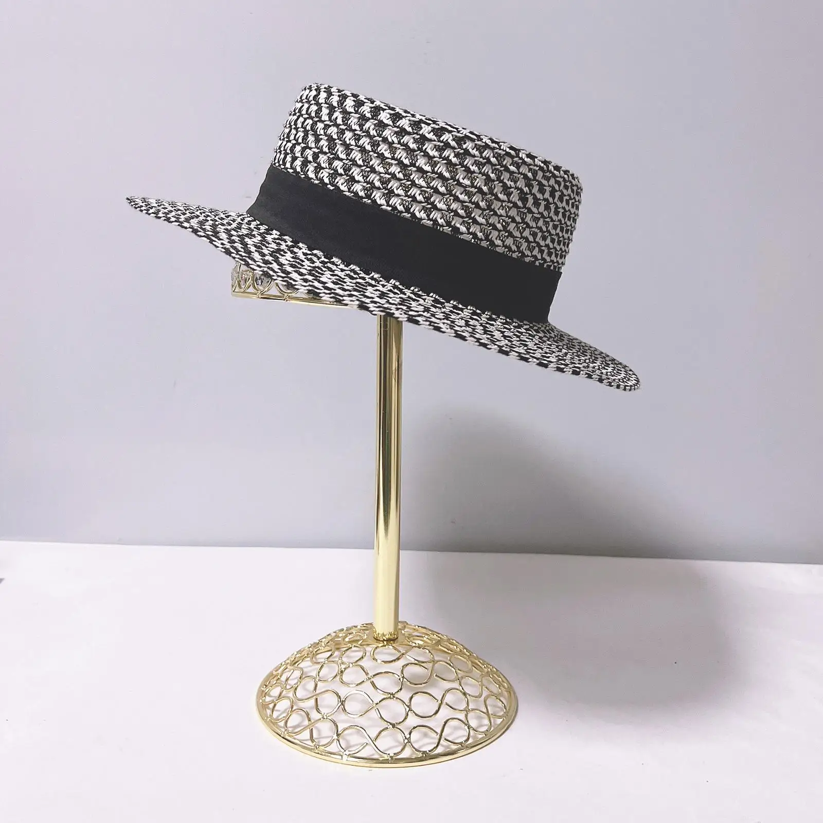 Durable Hat Display Stands Adjustable Height Hat Rack Accessories Decoration Crystal Hollow for Home Salon Travel Hat Wigs Adult