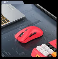 Attack Shark R1 – Souris Gaming Rouge Tri-mode Ultra-rapide 1000Hz 28