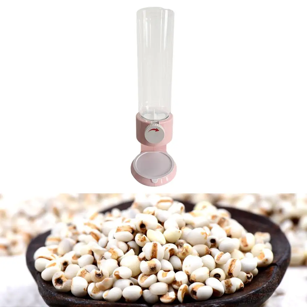 Cereal Dispenser, Dry Food Dispenser with Durable Base, Household Food Storage Container Candy   Machine Kitchen Countertop