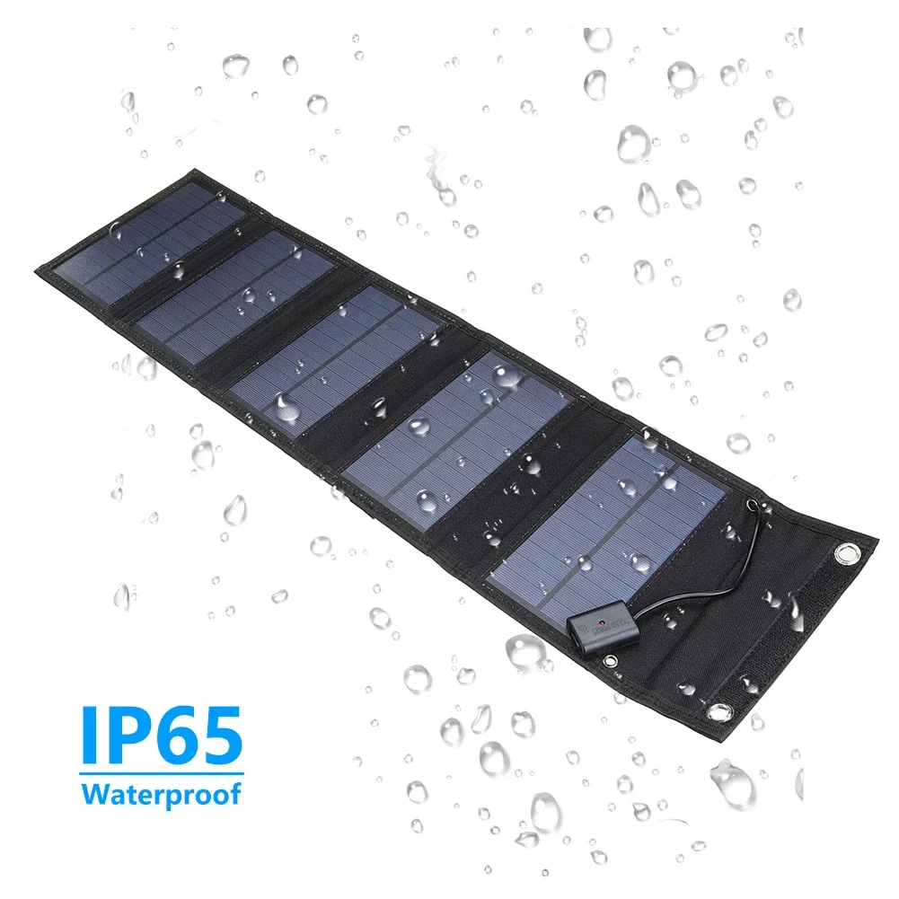 Description Picture 4 of itemUSB Waterproof Outdoor 600W 5V Solar Panel Power Bank, Suitable for Travel and Camping Solar Phone Charger System Hot Selling